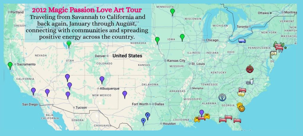 MPL ART TOUR map 2012